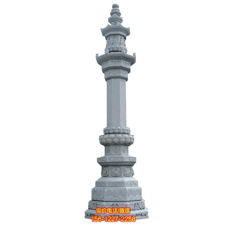 大理石石雕雕塑，為寺廟增添神秘氣息