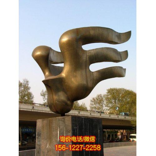 不銹鋼雕塑，為園林、廣場、景區景觀增添美感