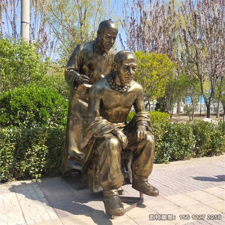 玻璃鋼拔罐人物雕塑,中醫(yī)主題雕塑加工廠家 玻璃鋼拔罐人物雕塑,中醫(yī)主題雕塑加工廠家