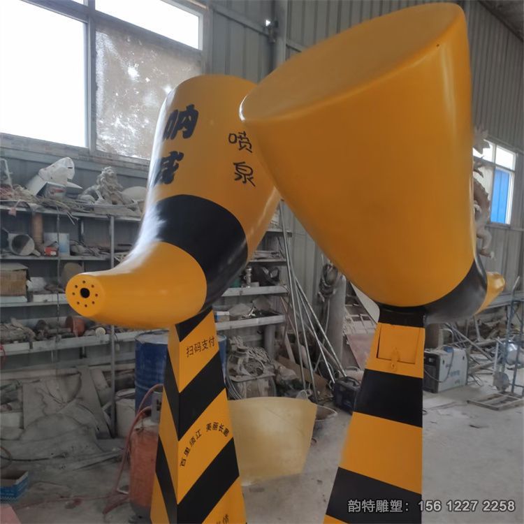 玻璃鋼噴泉號(hào)角雕塑 吶喊噴泉專用喇叭 玻璃鋼噴泉號(hào)角雕塑 吶喊噴泉專用喇叭